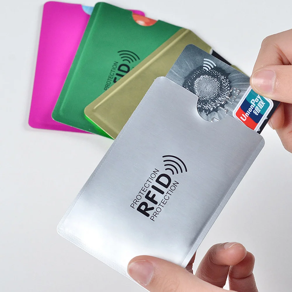 6TK/palju Kott Omanik Varrukad Scan Alumiinium Puhul Turvalisus Blokeerimine Rahakott Anti RFID Krediitkaardi Pass