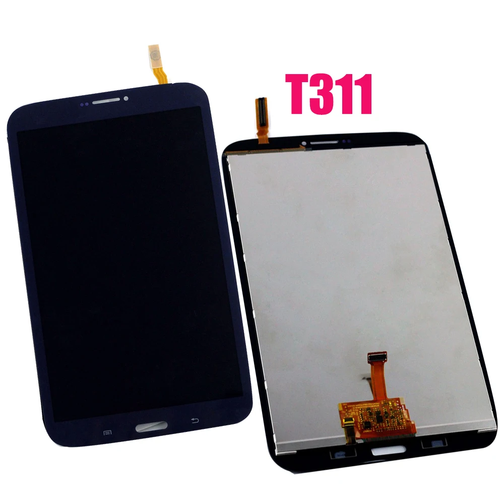 AAA+ Samsung Galaxy Tab 3 8.0 T310 T311 SM-T310 SM-T311 Tahvelarvuti Puutetundlik Ekraan Assamblee