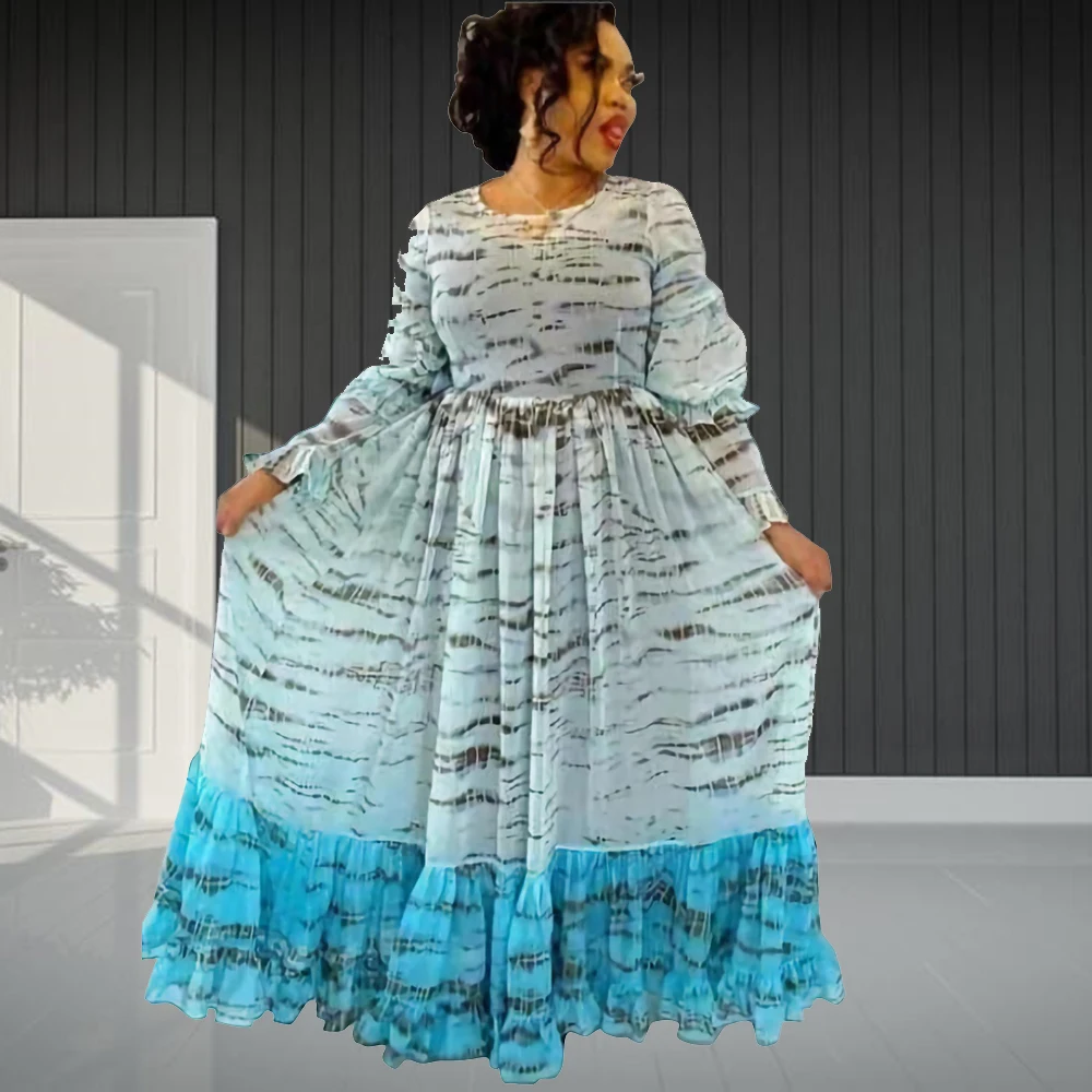 Abaya Dubai Aafrika Disain Põletatud Varrukad Lahti Rüü Hommikumantlid Moslemi Kleidi Õmblemine seeliku Lady Pool American Clothing