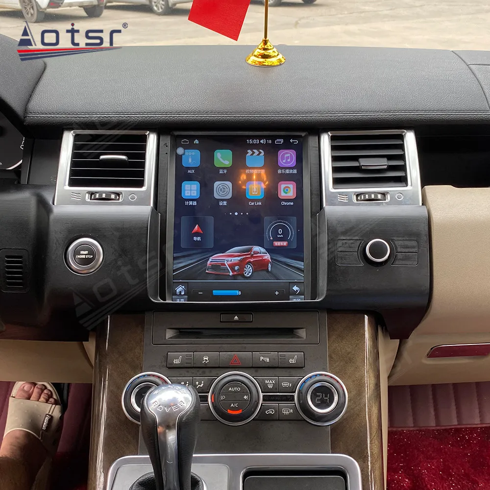 Android Auto Multimeedia Auto Audio-Video-Raadio Mängija, Stereo Land Rover Range Rover 2010 2011 - 2013 GPS Navigation juhtseade