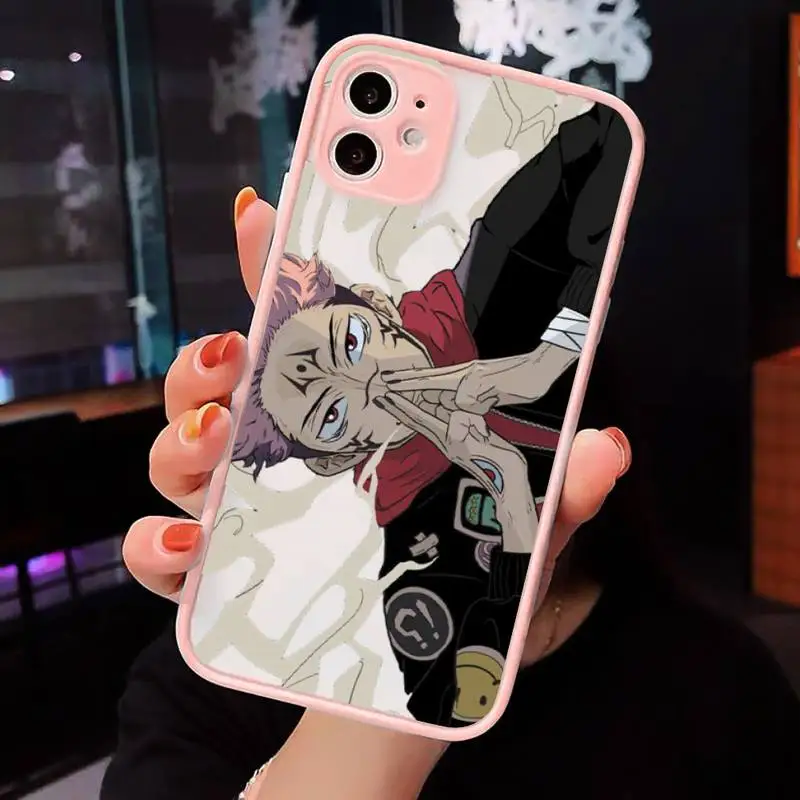Anime Jujutsu Kaisen Telefon Juhtudel Matt iPhone Mini 12 11 Pro XR, XS Max 7 8 Plus X Kõva PC tagakaas