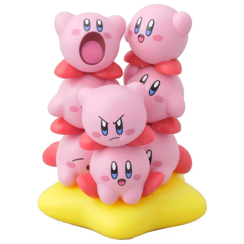 Anime Kirby Näitajad Mudel Mänguasjad Lastele Roosa Kirby Mudel Set Waddle Dee Doo Mäng Iseloomu Joonis Tüdrukud Sünnipäeva Kingitused, Mänguasjad