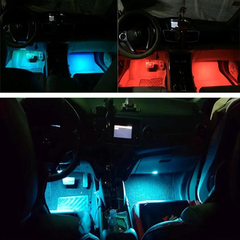Auto LED RGB Salongi Atmosfäär Valgus Dekoratiivsed Eest Seat Cordoba 3 Exeo ST Toledo 4 NH 3 5P Arona Ateca Leon 3 KS-sse