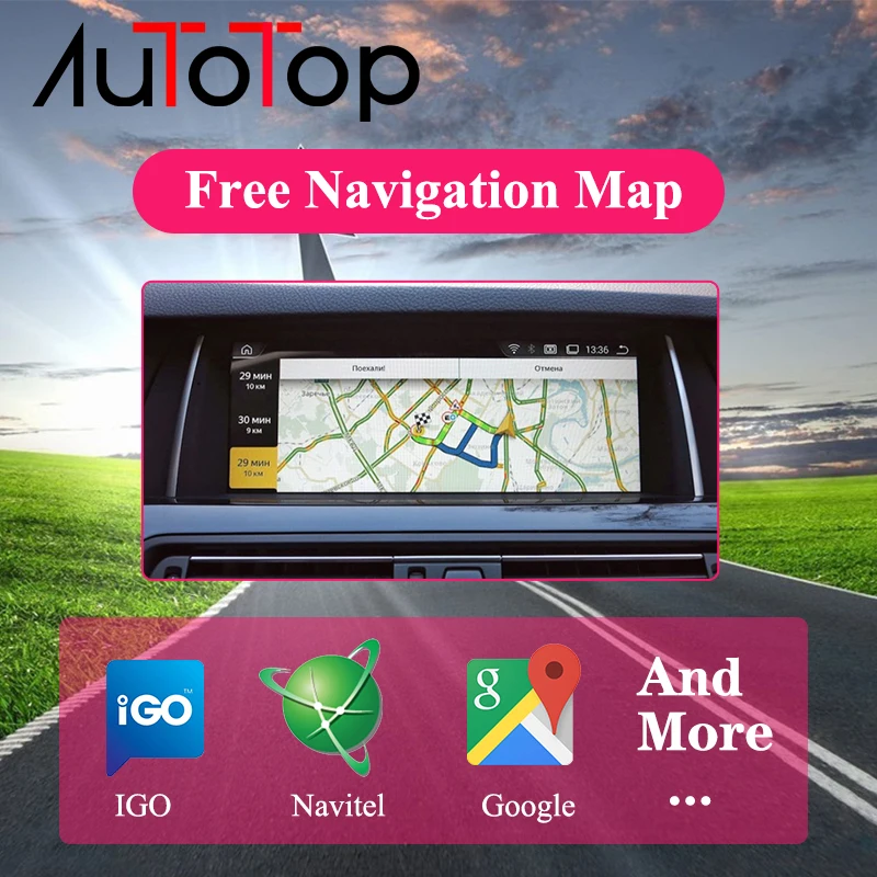 AUTOTOP Android 10 2Din autoraadio BMW F30/F31/F34/F32/F33/F36 NBT 2011-2017 GPS Navigeerimine Wifi, BT Mirrorlink 4G LTE Carplay