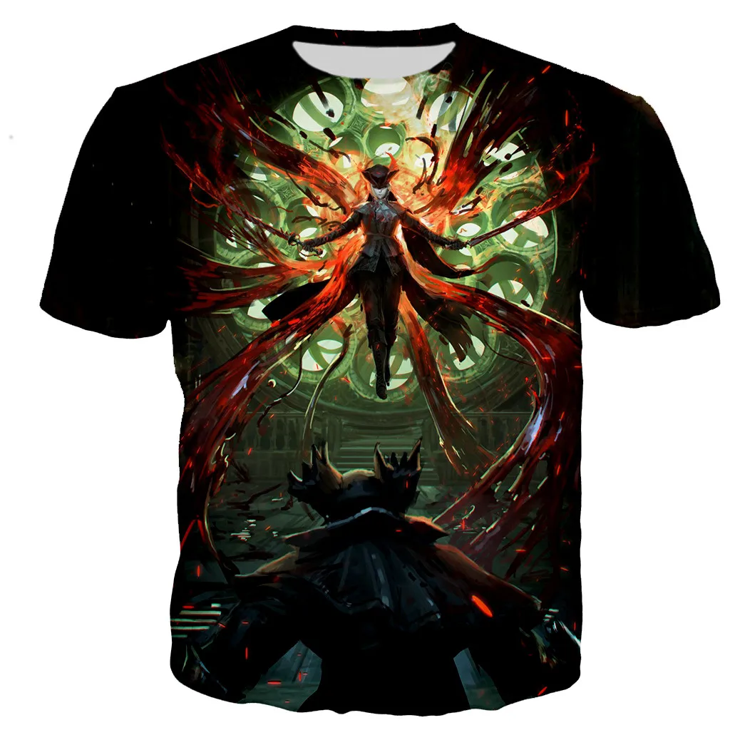 Bloodborne Lady Maria Meeste/naiste Uus Mood Lahe 3D Trükitud T-särgid, Vabaaja Stiil Tshirt Streetwear Tops