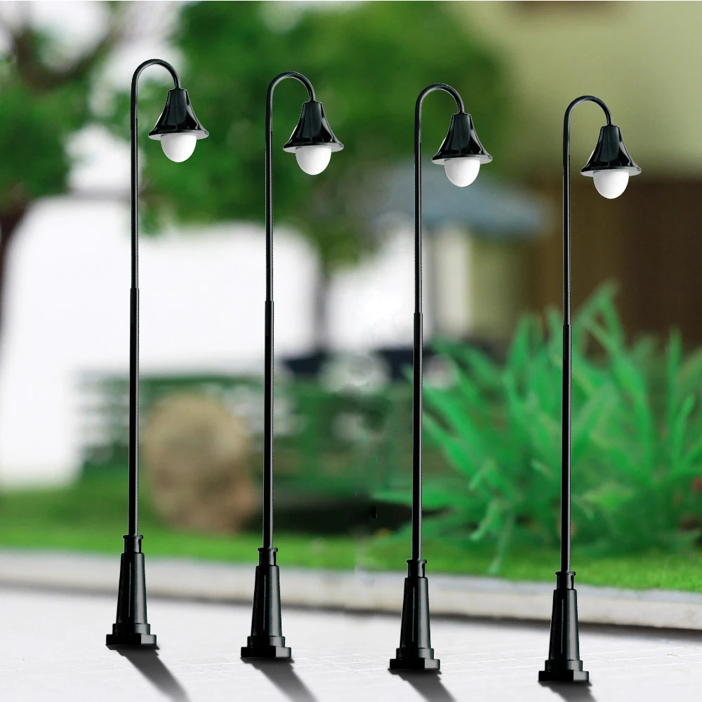 Garden Light Raudtee Rongi Lamp 12v LED Coolwhite Liiva Tabel Arhitektuur Hoone Komplektid Park Maastik Teenetemärgi 3tk