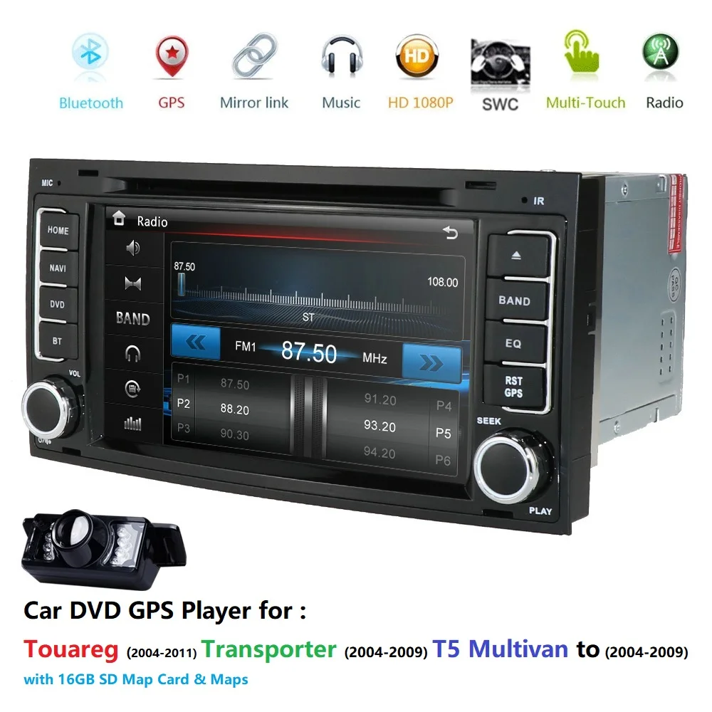 Hizpo Autoradio DVD GPS NAVI SWC DAB jaoks, VW Touareg I 7L II 7P 2004-2012 RDS FM-BT MirrorLink SWC USB-AM-Raadio Stereo Multimeedia
