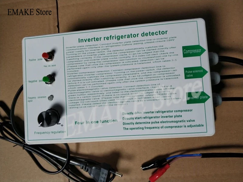 Inglise Versiooni Inverter Külmkapi Kompressor Detektor Tester Külmik Remont Vahend Impulsi Solenoidventiil Avastamine