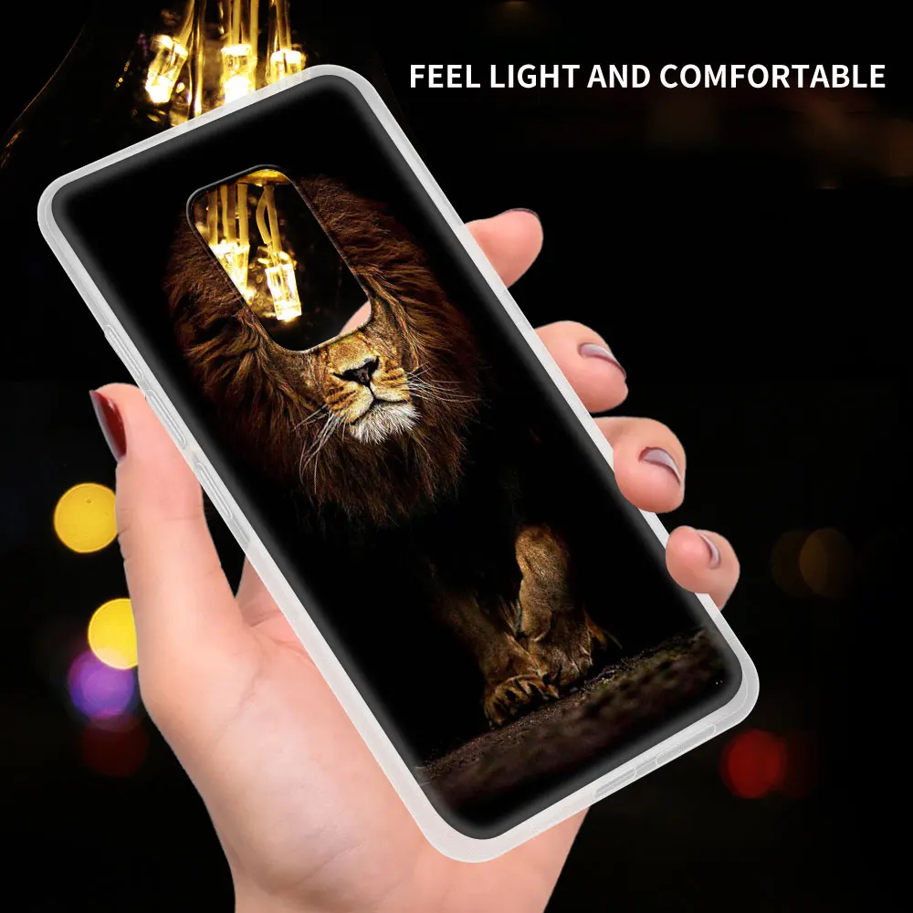 Juhul Xiaomi Redmi Märkus 9S 9 8 10 Pro 8T 7 9A 9C Poolläbipaistev Matt Kate 8A 7A 6 K40 6A 9T Pehme Koorega Lõvi Alfa Isane Funda