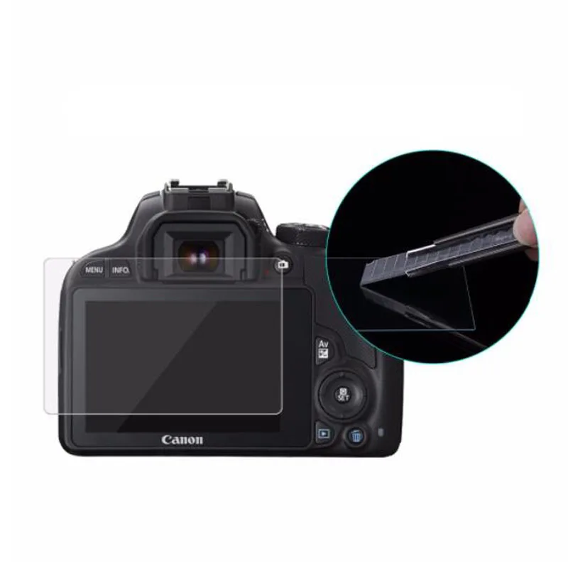 Karastatud Klaasist Protector Valve Cover Canon EOS 100D Mässuliste SL1/Kiss X7 M3 M5-M10 G1Xii G1X II Kaamera Ekraani kaitsekile