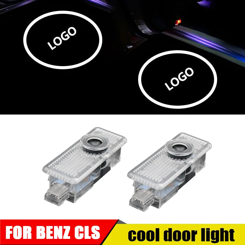 LED auto ukse tuled ghost shadow logo laser projektor lambi auto embleem luces jaoks Mercedes Benz AMG CLA CLS E-klassi A207 C207 uus