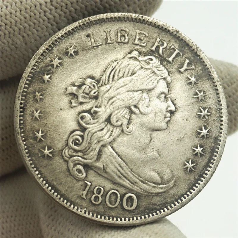 Moore Mündi Morgan Vask Südamik Jäljendada 1800 USA Hõbedane Dollarit Võib puhuda heli Ameerika ühendriikide Mälestus koguda