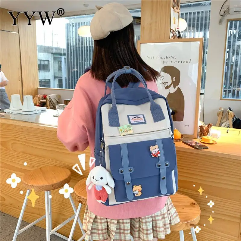Nailon Naiste Seljakott Armas Õpilane Bookbag Schoolbags Mochilas 2021 Pagasi Seljakott Uus Armas Moe Vaba Aja Veetmise Puhkus