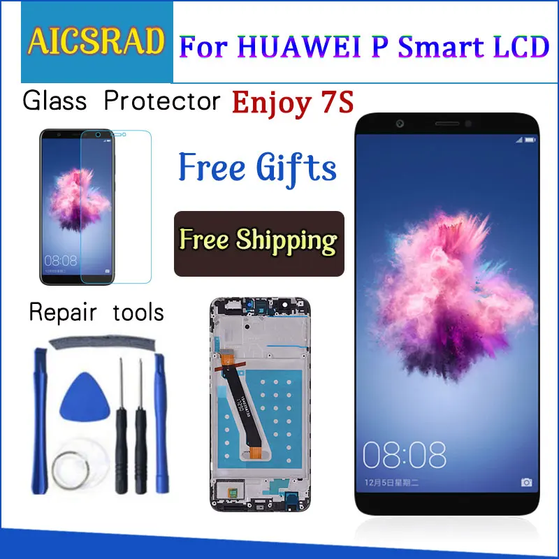 Näiteks Huawei P Smart LCD Puutetundlik Ekraan Raami Huawei P Smart Display Asendus Huawei P Smart LCD JOONIS LX1 LX3