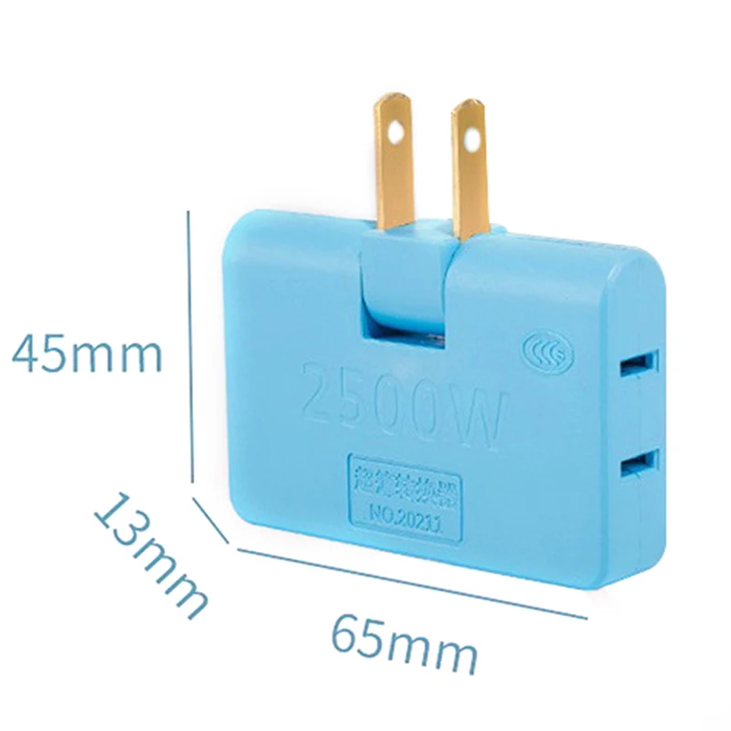 Pööratav Pesa Converter on Üks Kolmest 180 Kraadi Laiendamine Plug Multi plug Kerge, Mugav Mini Slim Traadita Outlet Adapter