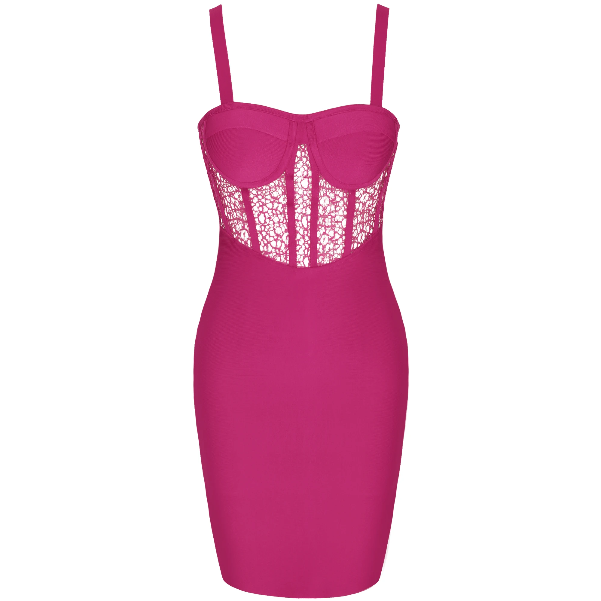 Roosa Sidemega Kleit 2021 Uus Spagetid Sidemega Bodycon Kleit Naiste Suvine Seksikas Klubi Kuulsus Õhtu Pool Kleidid