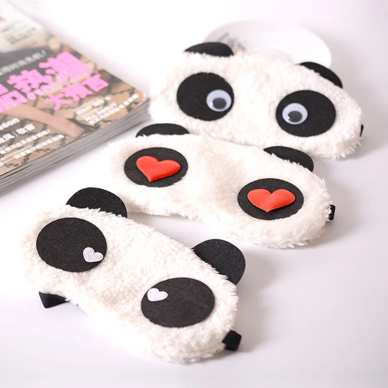 Silmade Mask Magab Tumenevad Lõõgastuda Aitab Magada Armas Panda Magama Mask Pehme Eyepatch Nap Tervise Silma Kate