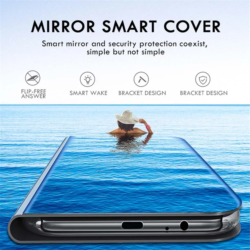 Smart Mirror Flip Phone Case For iphone 6 6s Pluss 7 8 X XS XR Kaitsva Omaniku Alalises Case For iphone XS Max 11 Pro Kate