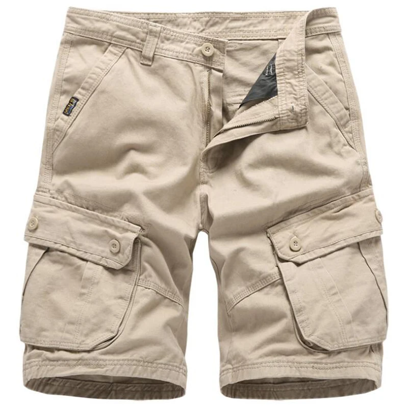 Suvised Vabaaja Püksid Meestele Puuvill Bermuda masculina Mees Uued Meeste Kottis Sõjalise Lukuga Püksid, põlvpüksid Mees Tactical Püksid