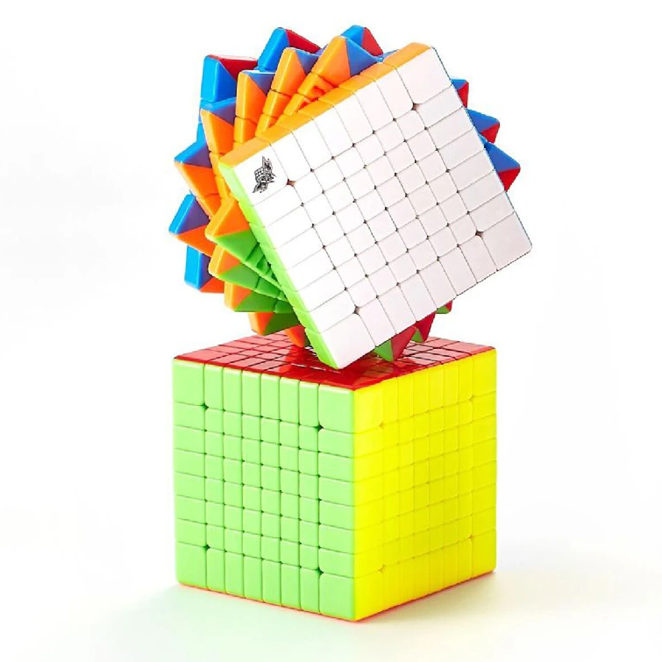 Tsüklon Poisid 8x8 Feixu Magic Cube 8 Kihti Värvikas Puzzle Haridus Mänguasjad Lastele, Täiskasvanutele cubo magico