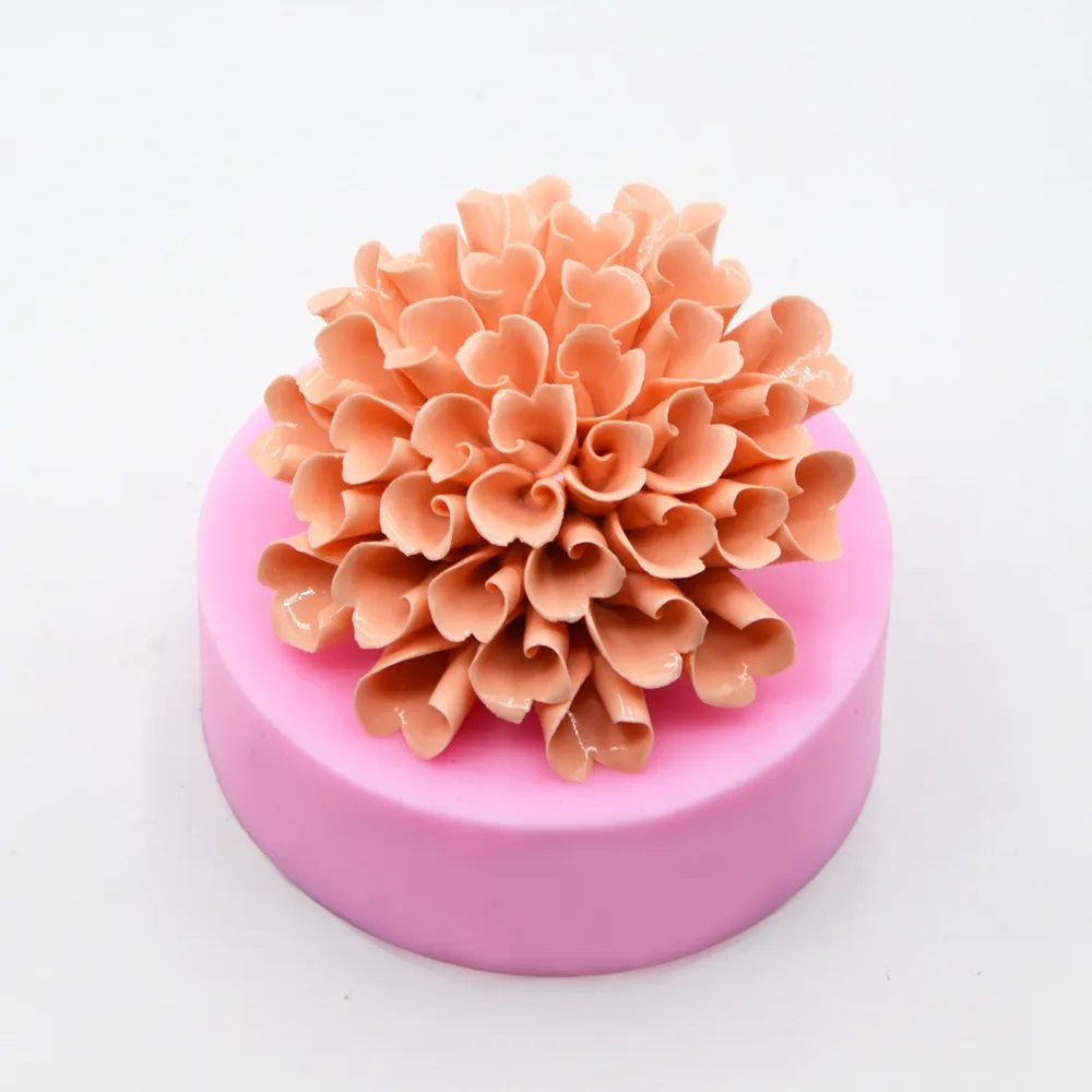 Uus 3D Lill Seep Hallituse Hydrangea Fondant Kook Silikoon Hallituse Kook Dekoreerimiseks Vahendid DIY Chocolate&sünnipäev Kook Küpsetamine Vahendid