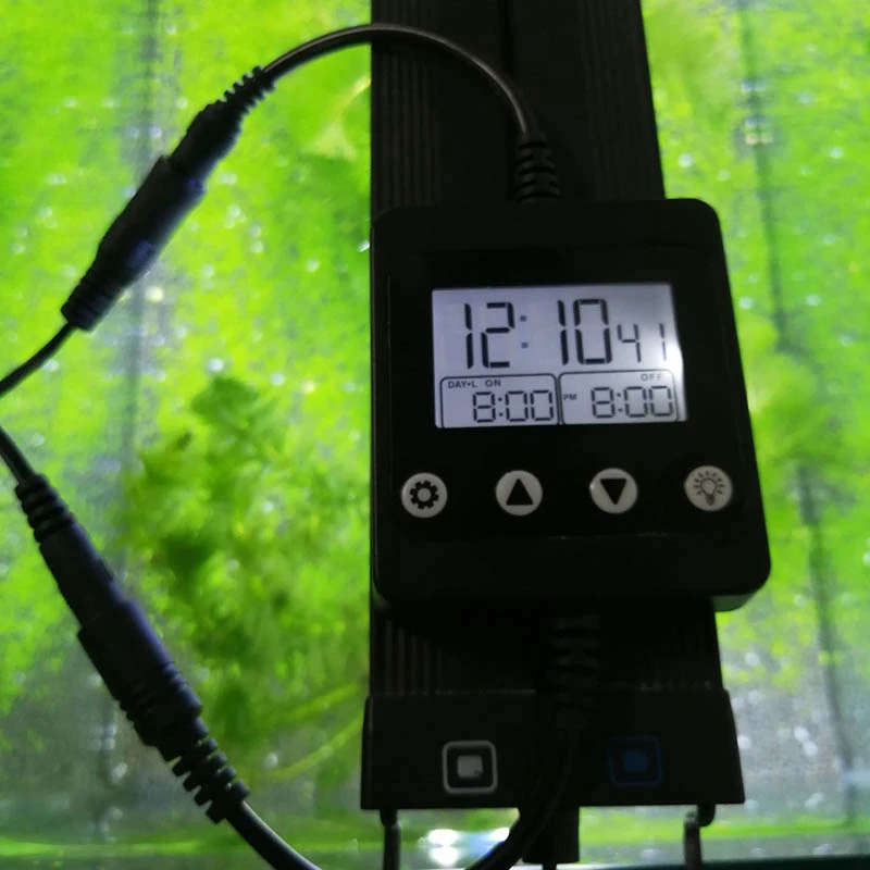 Uus Akvaarium LED Kontroller Dimmer Modulaator LCD Ekraan Kala Tank Intelligentne Ajastus Dimm Süsteem