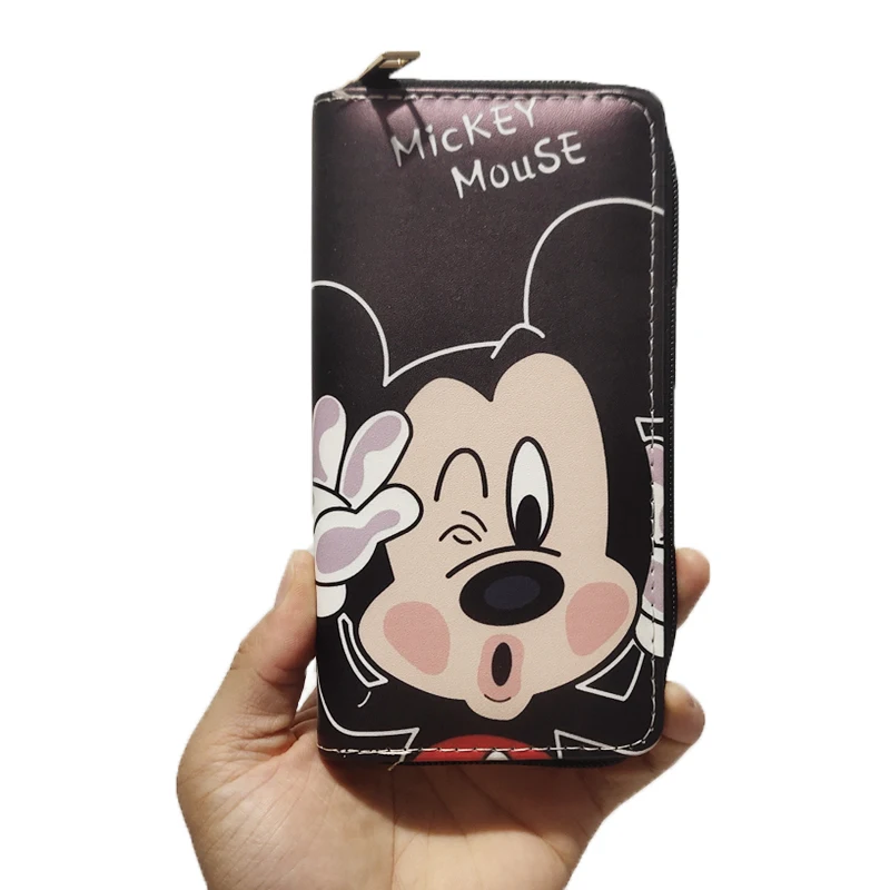 Uus Disney Cartoon Miki Pikk Luksus Daamid Rahakott Kõrge Kvaliteediga Suure Mahutavusega (Mobiiltelefoni Kott PU Tõmblukk Daamid Mündi Rahakott