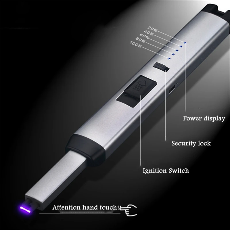 Uus Kaar Hingav Plasma Elektroonilise USB Laadida Köök BBQ Ekraan Võimsusega Elektri Küünlad Kergem gaasipliit Süüde Telkimine