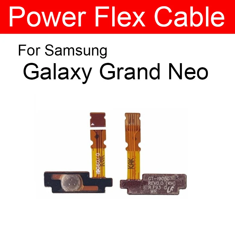 Volume & Power Flex Kaabel Samsung Galaxy Grand Neo Lite GT-I9060 I9060 Lüliti On/off Power Audio Kontrolli Flex Kaabli Remont