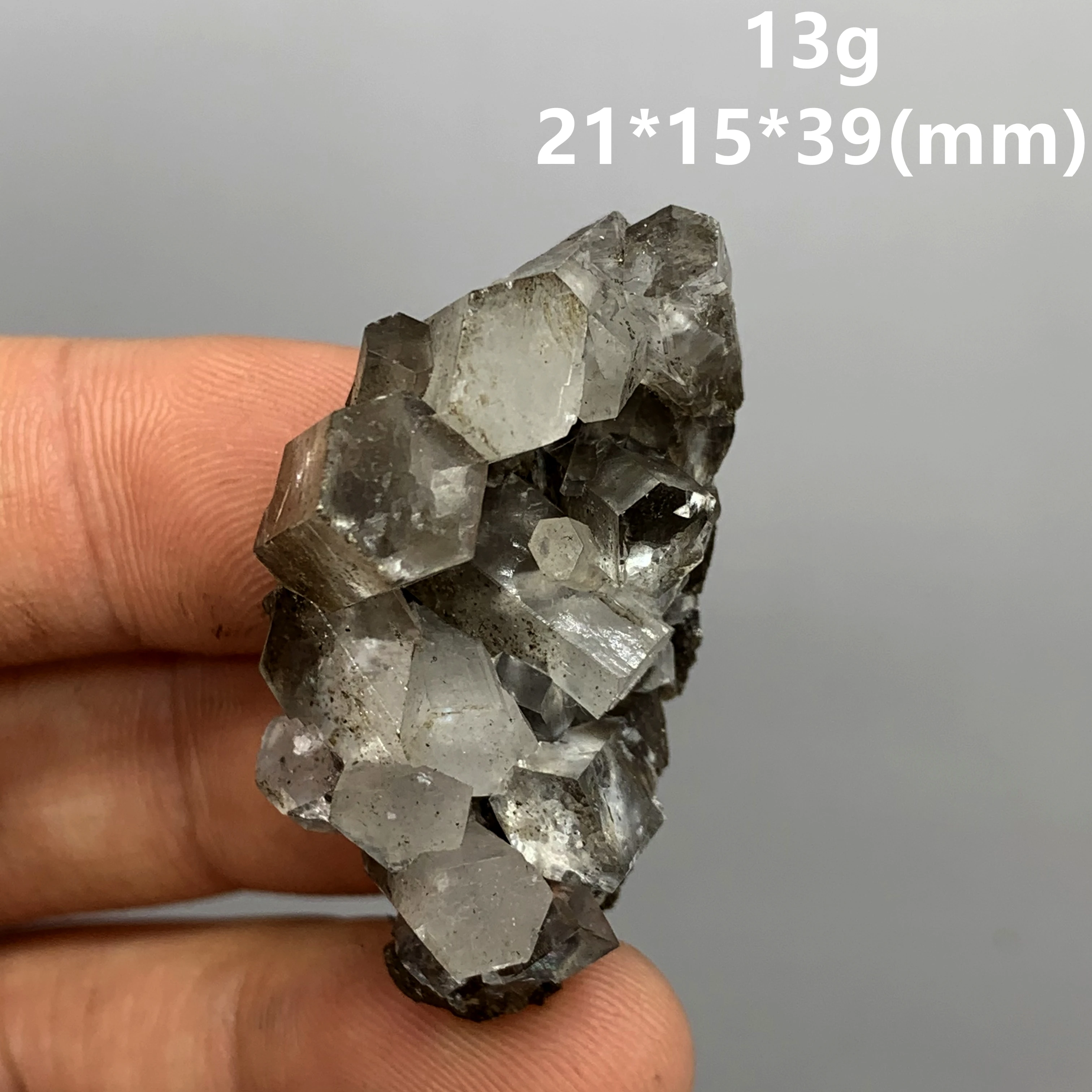 Väga haruldane! looduslik Kuus pool tulbas kuju Läbipaistev Kaltsiit mineraal-näidis kivide ja kristallide tervendav kristallid kvarts