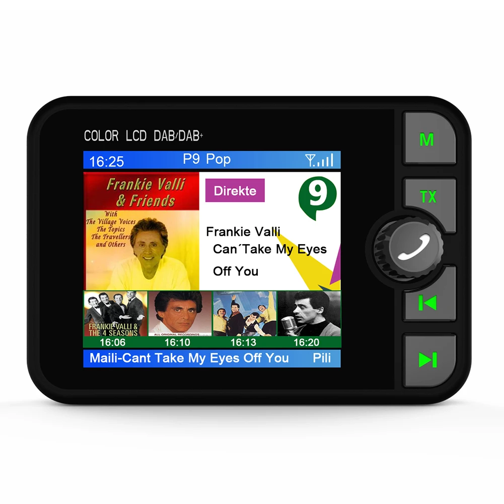 Värviline Ekraan DAB Raadio Vastuvõtja Auto Stereo Heli Digitaalse Signaali Saade Vastuvõtja (Dab+ Auto MP3 FM