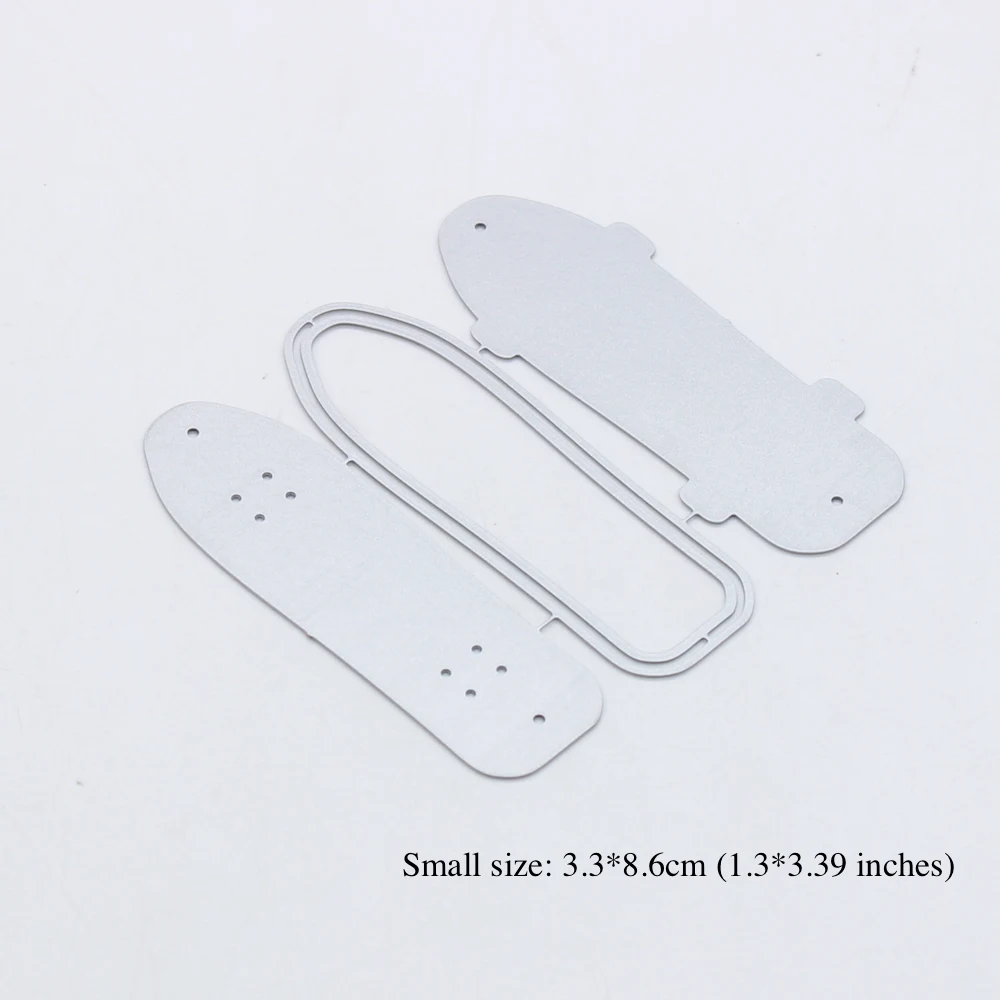 YPPCRAFT 80s Skate Board Shaker, Metalli Lõikamine Sureb Šabloonid DIY Scrapbooking Dekoratiivne Reljeef DIY Paber-Kaardid